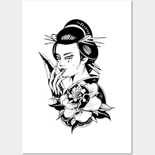 Geisha Posters and Art